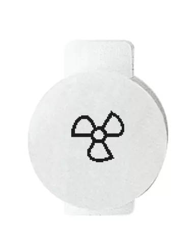 Gewiss gw20550 Linse mit beleuchtbarem Symbol für Lüftungs-//Absaugsystem-Steuergeräte